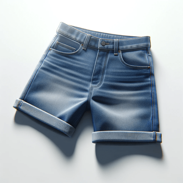 Cobalt Denim Shorts