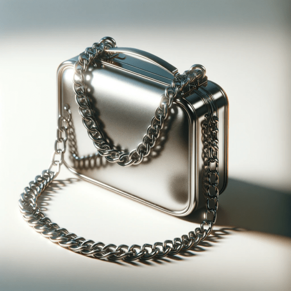 Metallic Chain Purse